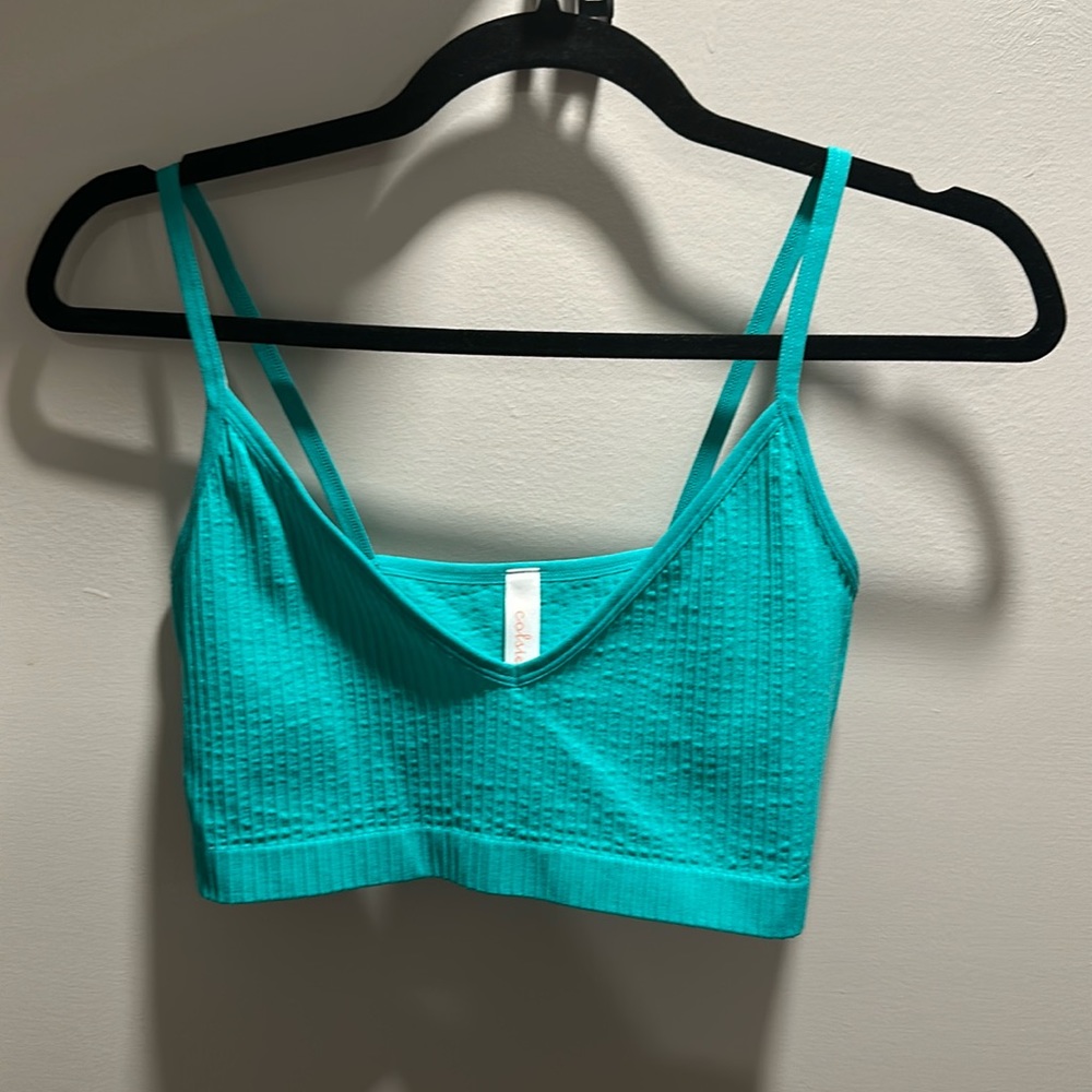 Blue bralette
